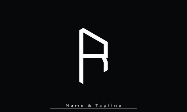 Alphabet letters Initials Monogram logo R 