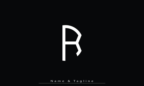 Alphabet letters Initials Monogram logo R 