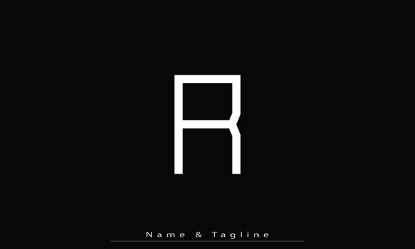 Alphabet letters Initials Monogram logo R 