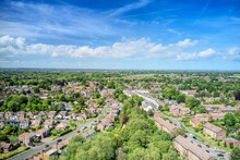 The Beautiful Village Of Hassocks Set In The Rural Countryside Of West Sussex Near The South Downs, Aerial Photo.