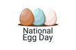 © Yuniar20 - national egg day vector illustration. public holiday. Suitable for greeting card, poster and banner
