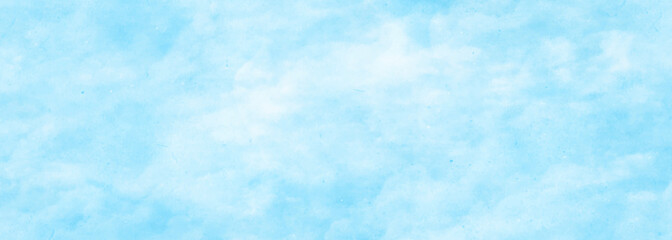 Wall Mural - abstract watercolor painting blue sky and beautiful cloudscape for background, white cloud detail in