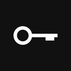 Sticker - Key icon on grey background