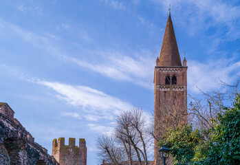 Wall Mural - Montagnana, a medieval beautiful town