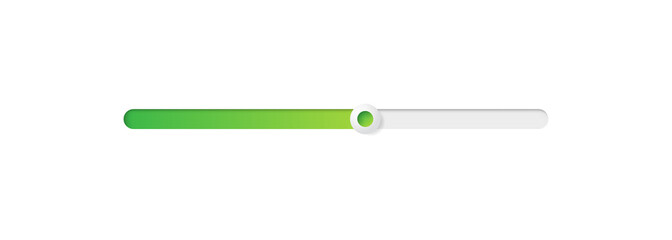 Fototapete - colored scroll bar for user interface. scrollbar template design for website.