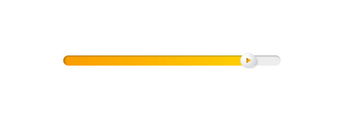Fototapete - colored scroll bar for user interface. scrollbar template design for website.