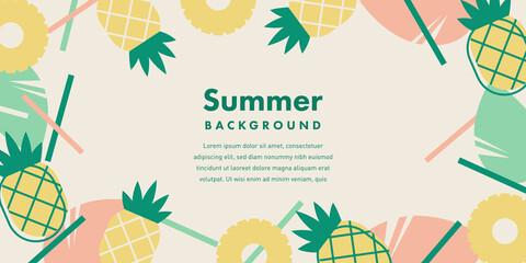 Wall Mural - Summer Fruit Illustration