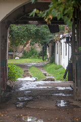 Wall Mural - old abandoned building