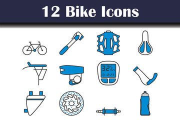 Poster - Bike Icon Set