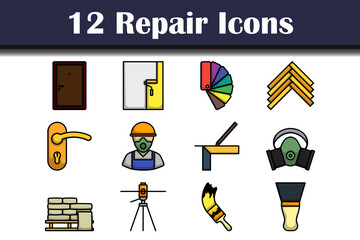 Canvas Print - Repair Icon Set