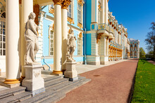 Catherine Palace In Tsarskoe Selo (Pushkin), Saint Petersburg, Russia