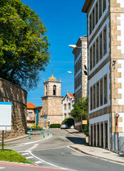 Sticker - Traditional architecture in A Coruna - Galicia, Spain