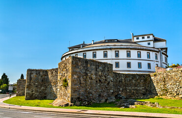 Poster - Old military hospital on top of defensive walls of A Coruna in Galicia, Spain