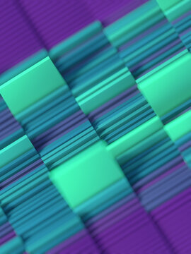 Abstract representation of arithmetic data processing. 3d rendering modern background. Digital illustration