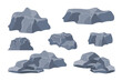 © Astira - Rocks or stones elements Cartoon illustration
