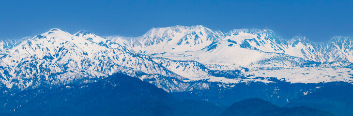 Naklejka na meble 富山県富山市　富山平野から　剣立山連峰の絶景　