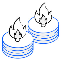 Sticker - Fire Candles 