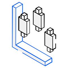 Wall Mural - Candlestick Chart