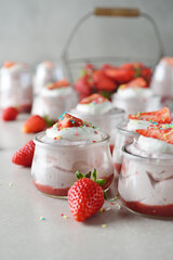 Poster - Summer strawberry mousse