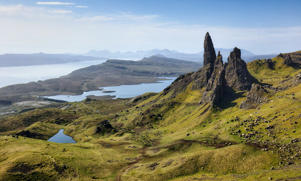 Old Man of Storr rock formation, Isle of Skye, Scotland.