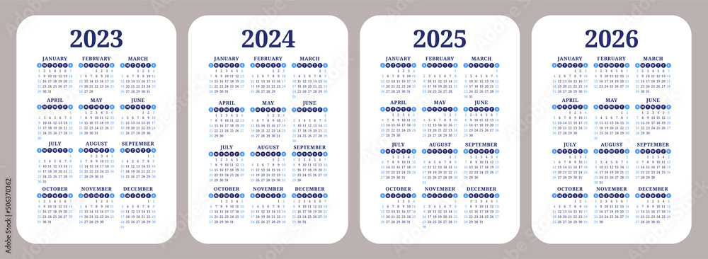 kalender 2025, kalender 2026, kalender 2027 Aan Hebreeuws