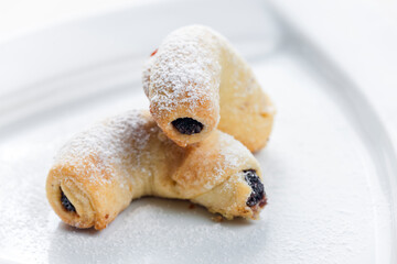 Wall Mural - homemade sweet rolls stuffed with poppy seeds