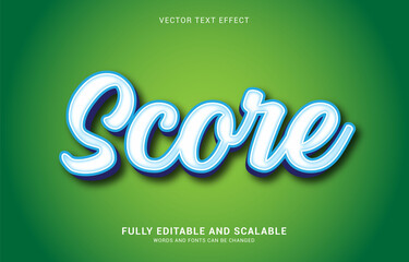 Wall Mural - editable text effect, Score style