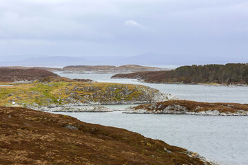 Sticker - Landscape at the Norwegian island Froeya