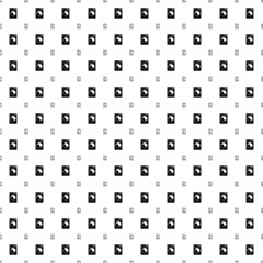 Poster - Square seamless background pattern from black washer symbols are different sizes and opacity. The pattern is evenly filled. Vector illustration on white background