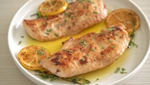 Grilled Chicken With Butter, Lemon And Garlic