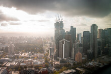 Sunrise Of The City Of Melbourne