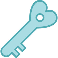 Canvas Print - Key Icon 