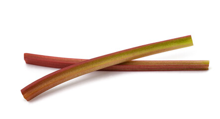 Wall Mural - Fresh rhubarb stalks