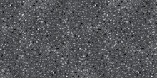 Black Pebbles With Cement Texture Background