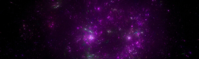Wall Mural - banner star field background . starry outer space background texture . colorful starry night sky out