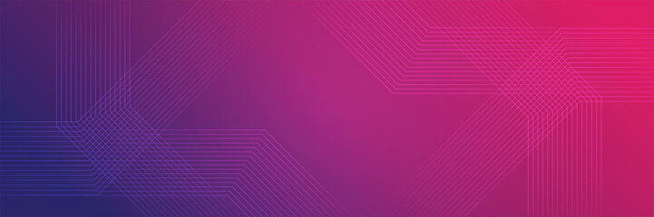 abstract pink purple banner geometric shapes light silver technology background vector. modern diago