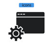 © AHMAD - website setting icons  symbol vector elements for infographic web
