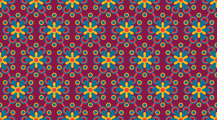 Wall Mural - Minimal geometric texture seamless pattern. Repeating simple geometrical shapes modern background.
