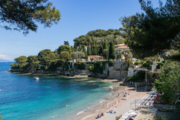 French Riviera, Cote d'azur in Saint Jean Cap Ferrat