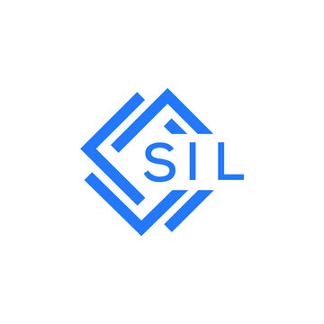 SIL technology letter logo design on white  background. SIL creative initials technology letter logo concept. SIL technology letter design.