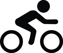 Cycling Vector Illustration.  Sports Image Or Clip Art.