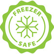 © Revolutionizzed - freezer safe green stamp outline badge icon label isolated vector on transparent background