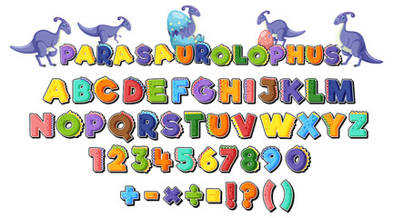 Sticker - English alphabets of a-z letters and number 0-9