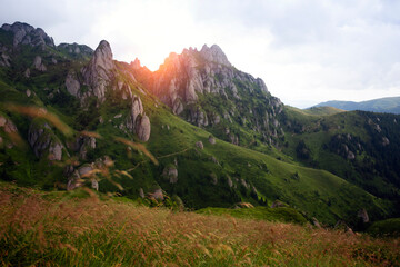 Wall Mural - beautiful mountain landscape