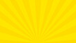 Yellow background sunray abstract.
