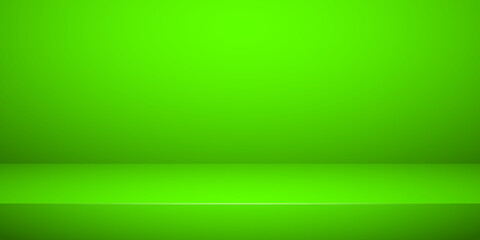 Wall green blank background illustration