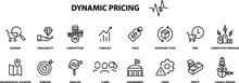 Dynamic Pricing Icons Set