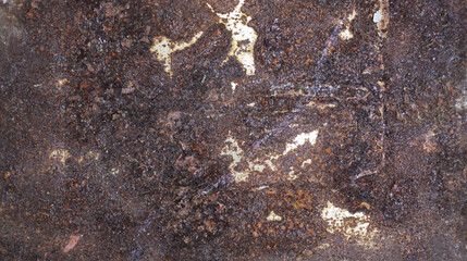 Wall Mural - old rusty metal texture background