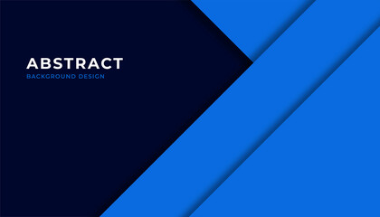 Wall Mural - abstract blue background with paper layer shape. eps10 vector