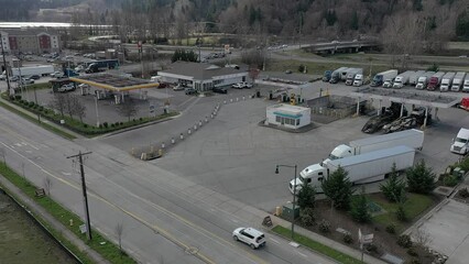 Canvas Print - Truck Stop